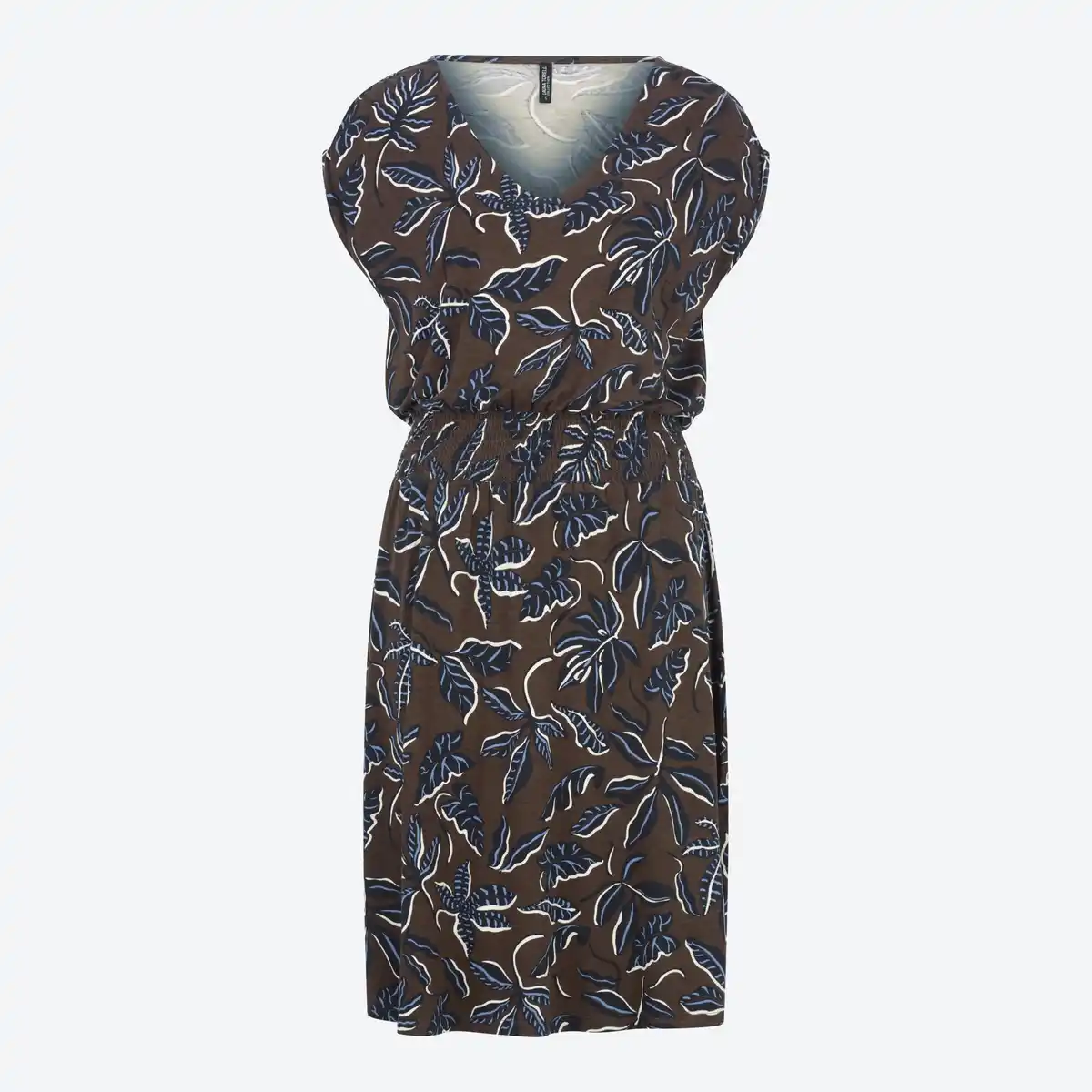 Bild 3 von Damen-Kleid mit V-Ausschnitt und gesmokter Taille
