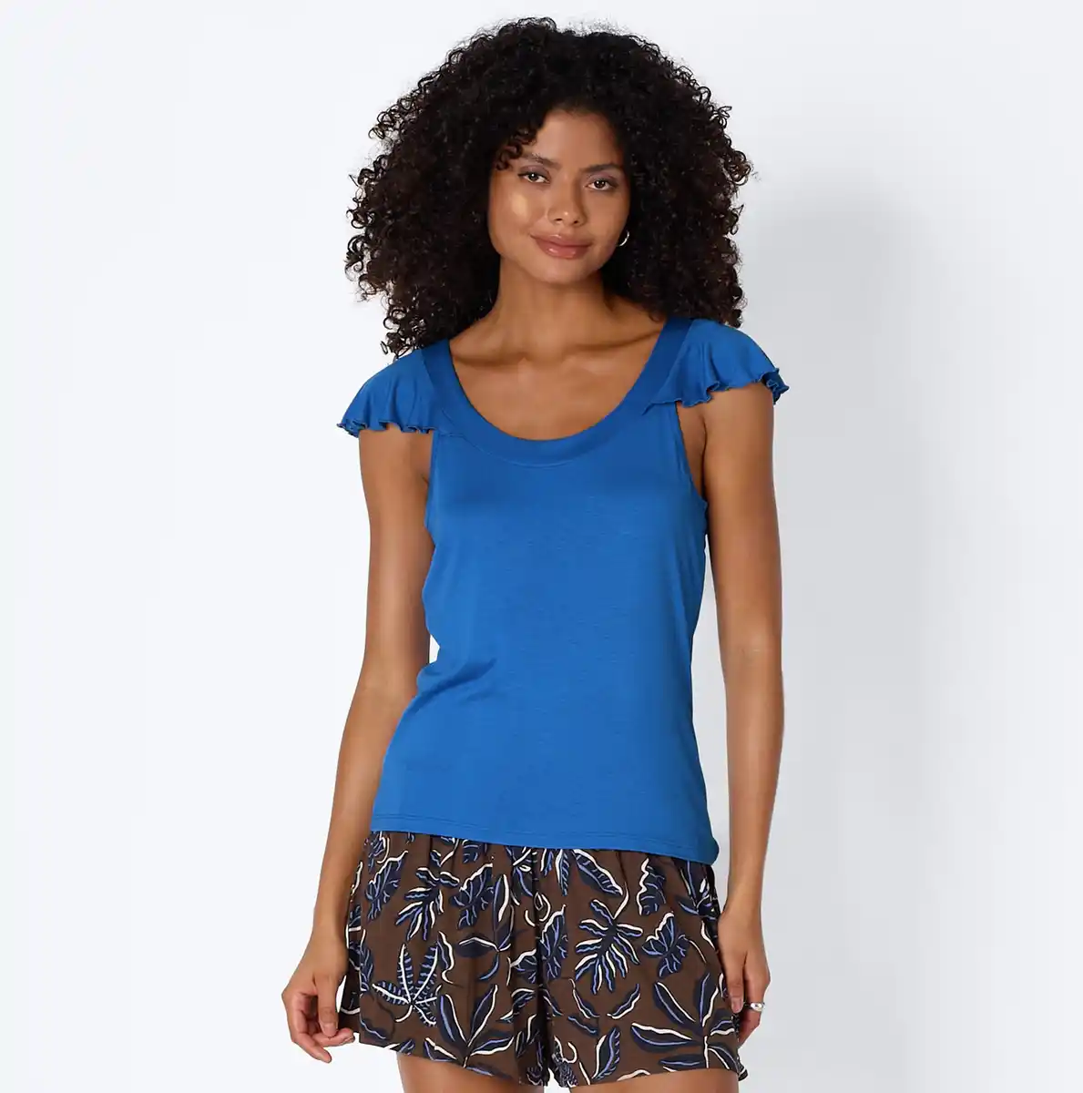 Bild 1 von Damen-T-Shirt mit Flügelärmeln