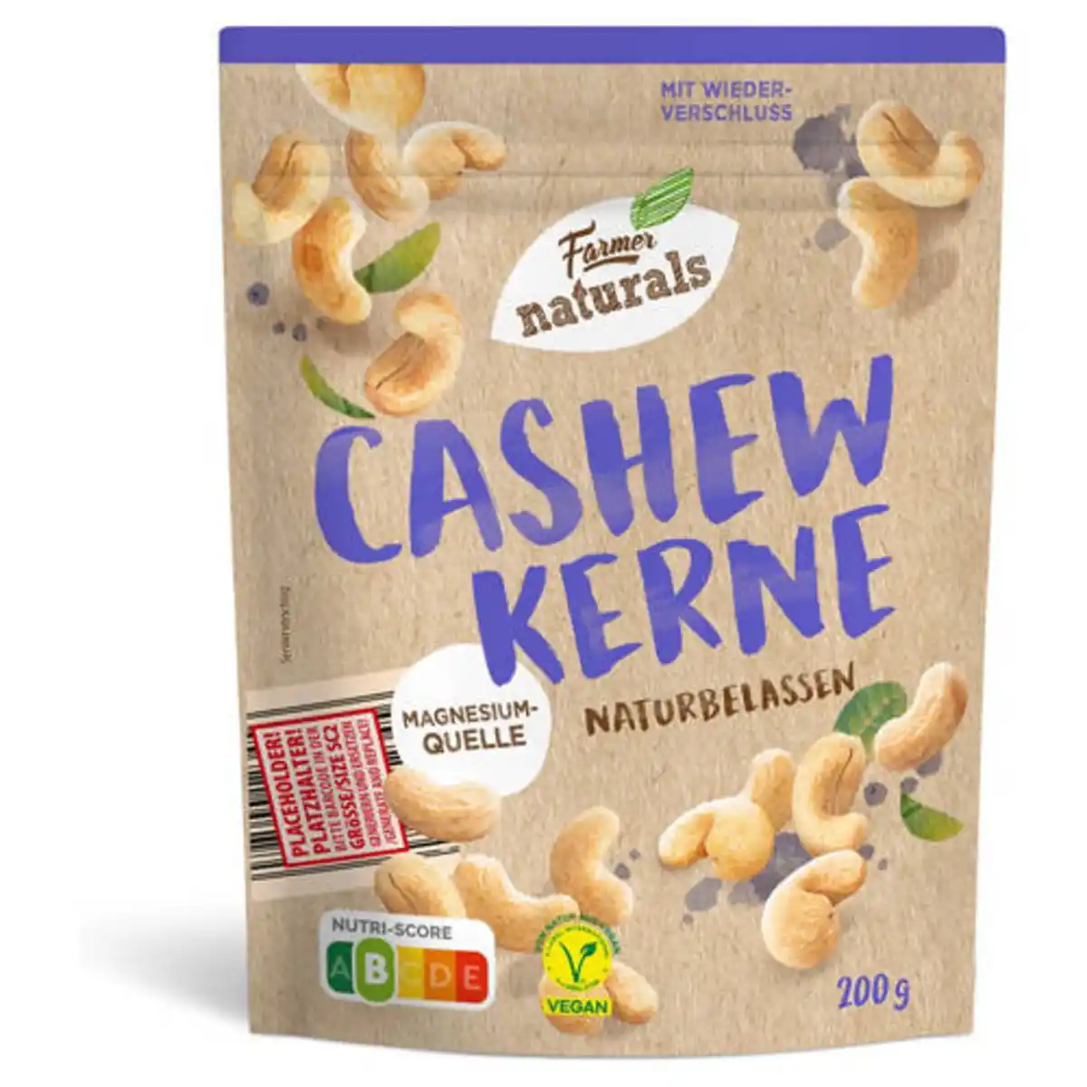 Bild 1 von FARMER NATURALS Cashewkerne 200 g