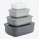 Bild 3 von Frischhalteboxen-Set mit Rillen, 4-teilig
