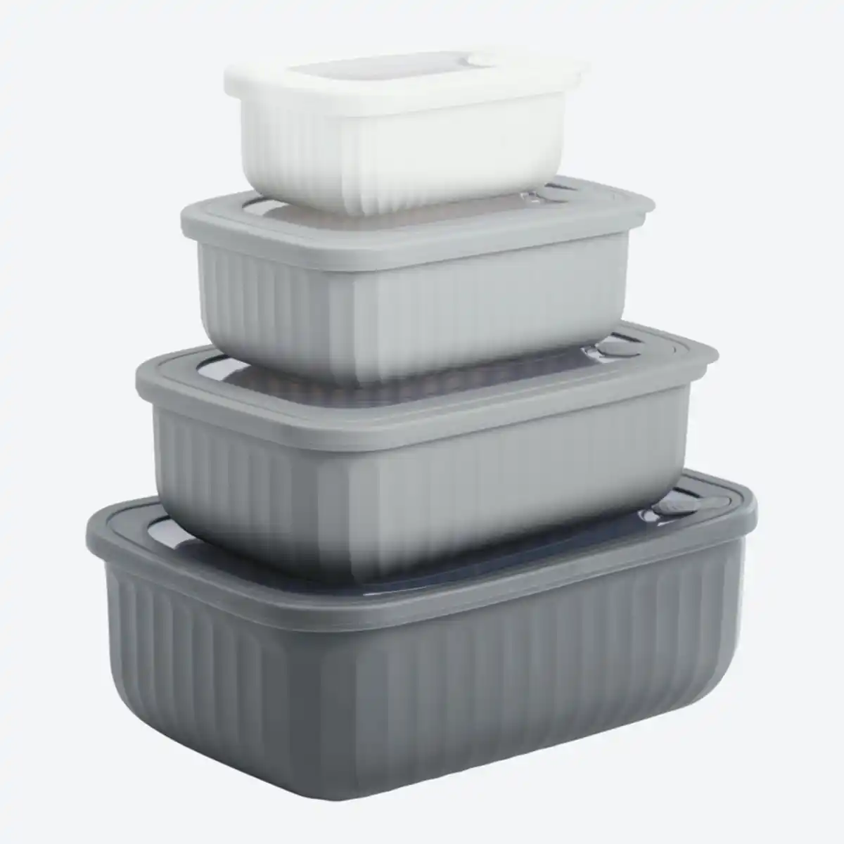Bild 2 von Frischhalteboxen-Set mit Rillen, 4-teilig