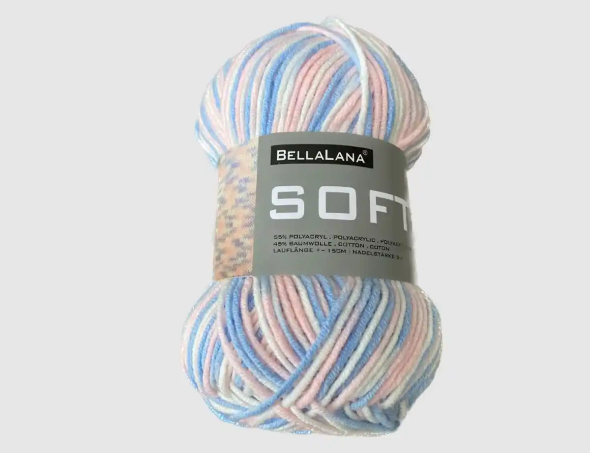 Bild 1 von Strickgarn Soft rosa gemustert