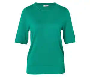 Feinstrickpullover, grün