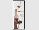Bild 1 von Metallbild Wein 25x61cm