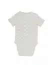 Bild 2 von Mitwachsender Baby-Strampler LENZING™ ECOVERO™, gerippt, Blockmuster blau
