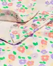 Bild 3 von Mitwachsender Baby-Strampler mit Rüschen und Blumen eierschalenfarben