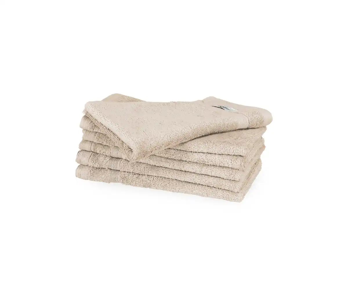Bild 1 von SCHÖNER WOHNEN-Kollektion 6 Gästehandtücher »Cuddly«, sandfarben