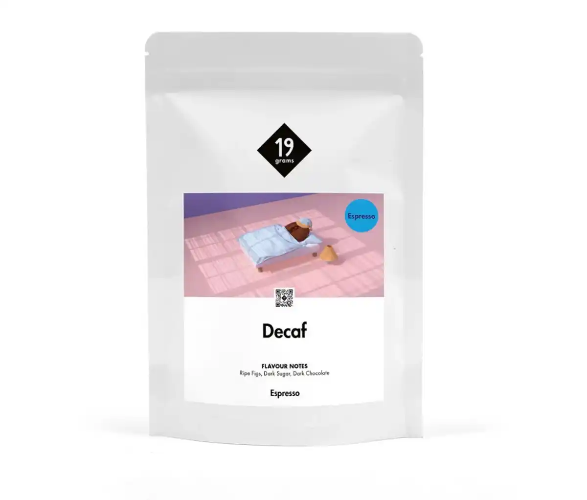 Bild 1 von 19grams - Decaf Espresso, entkoffeiniert - 250 g Ganze Bohne