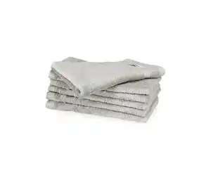 SCHÖNER WOHNEN-Kollektion 6 Gästehandtücher »Cuddly«, hellgrau