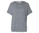 Bild 1 von Blusenshirt, dunkelblau-weiß gestreift