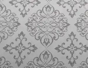 Tischdecke Ornament grau
