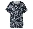 Bild 1 von Blusenshirt, dunkelblau mit Alloverprint
