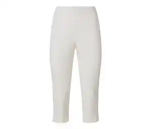 3/4-Stretchhose, weiß