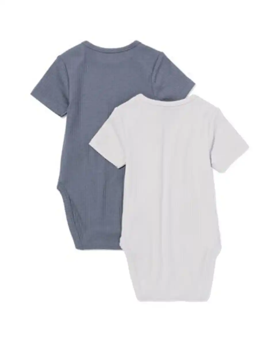 Bild 4 von Mitwachsender Baby-Strampler LENZING™ ECOVERO™, gerippt – 2 Stück hellgrau