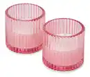 Bild 1 von 2 LED-Echtwachskerzen im Glas