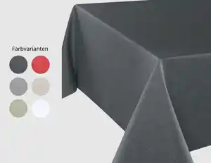 Tischdecke Uni Strukturoptik