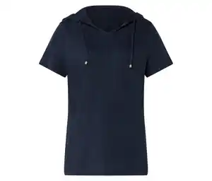 Strukturiertes Shirt, dunkelblau