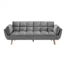 Bild 1 von Schlafsofa Cora Grau Samt, Grau