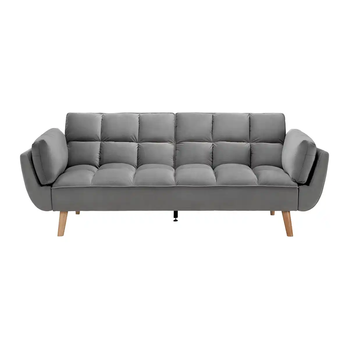 Bild 1 von Schlafsofa Cora Grau Samt, Grau