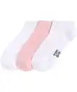 Bild 1 von Sneakersocken, weiß/rosa