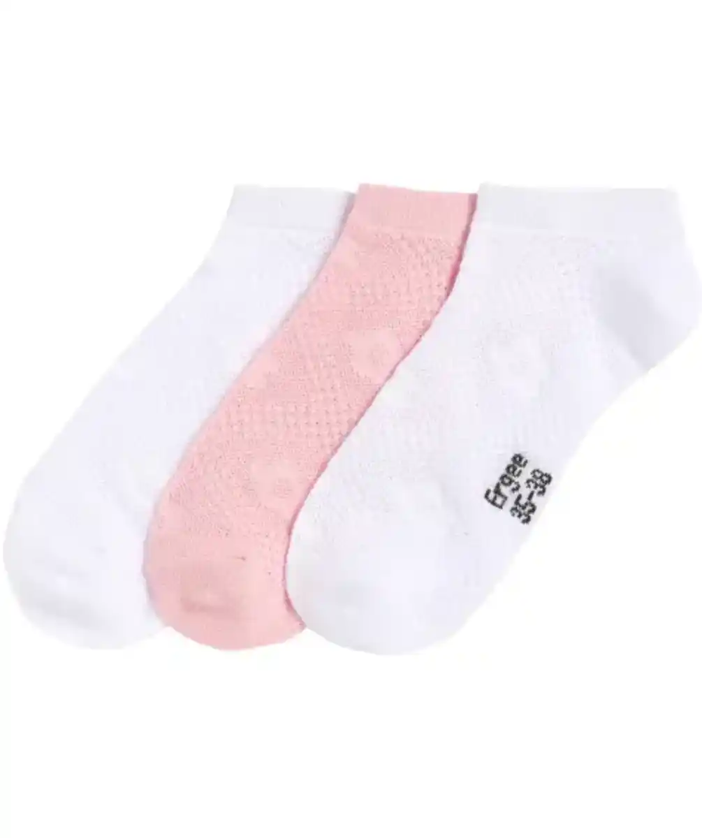 Bild 1 von Sneakersocken, weiß/rosa