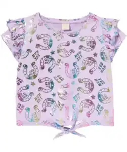 T-Shirt Cowgirl, flieder