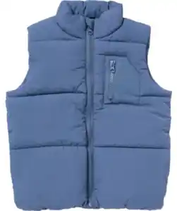 Steppweste in Blau, blau