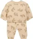 Bild 1 von Newborn Sweatshirt + Hose Leoparden, Beige