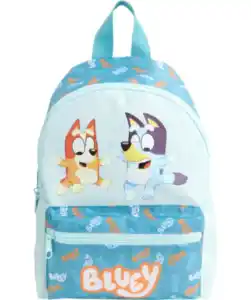 Rucksack, hellblau bedruckt