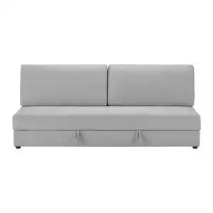 Schlafsofa Claudio Hellgrau Webstoff, Hellgrau
