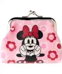Minnie Mouse Lizenz Geldbörse, rosa bedruckt