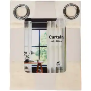 Vorhang in Leinenoptik Lorris