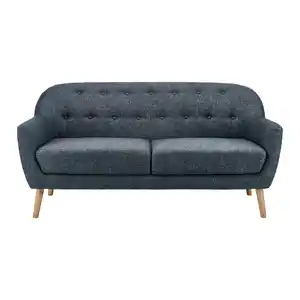 Sofa Lory Dunkelgrau Webstoff, Dunkelgrau
