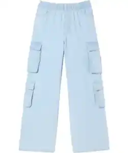 Cargo-Jeans, jeansblau hell ausgewaschen