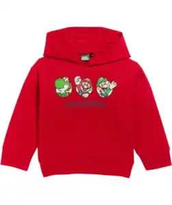 Sweatshirt mit Kapuze, rot
