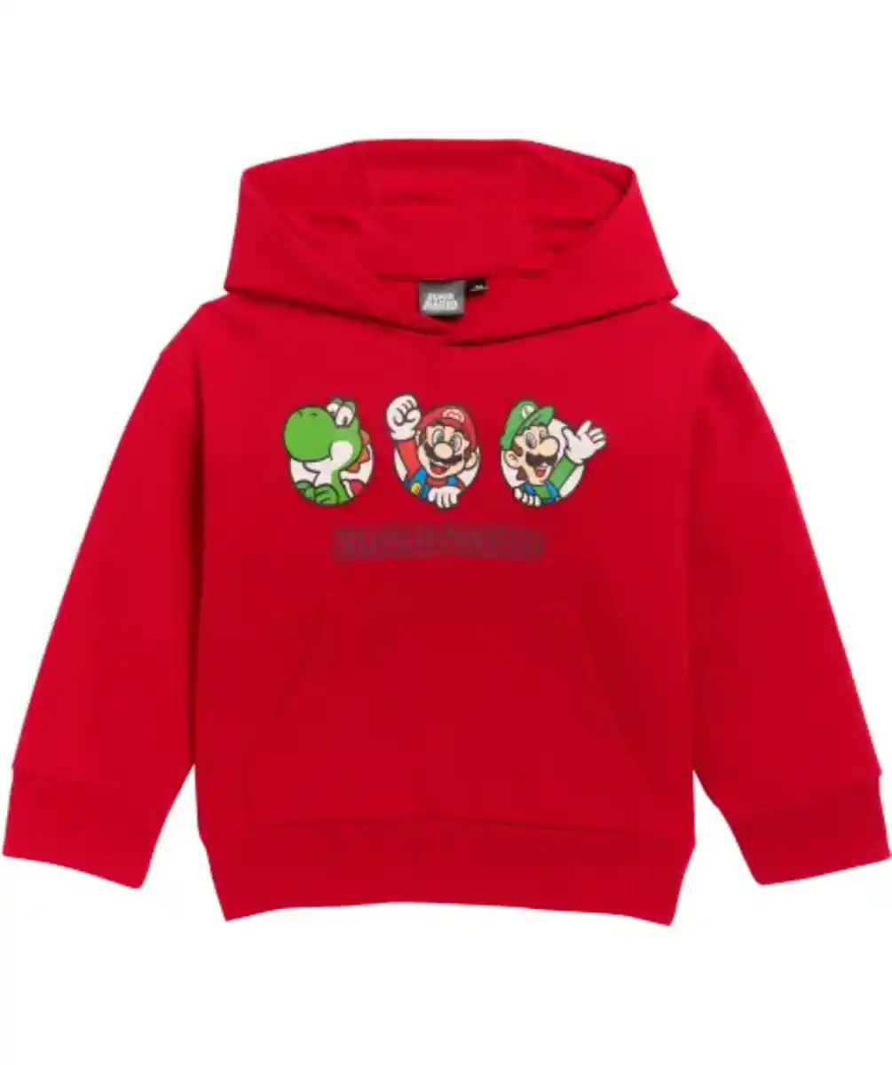 Bild 1 von Sweatshirt mit Kapuze, rot