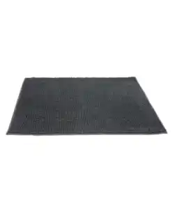 Chenille-Badematte, anthrazit