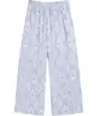 Bild 1 von Weit geschnittene Pull-on-Hose, blau bedruckt