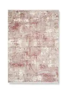 Webteppich Malik 2 in Creme/Pink ca. 120x170cm, Creme, Pink