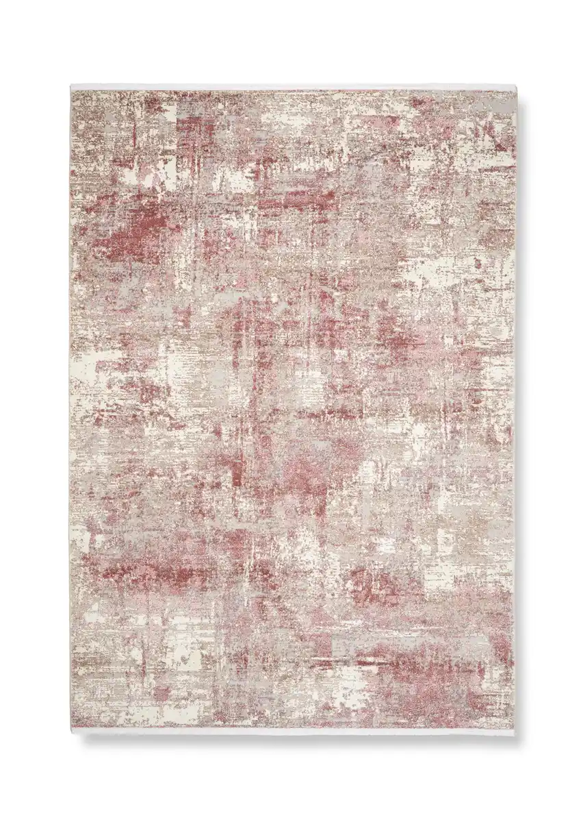 Bild 1 von Webteppich Malik 2 in Creme/Pink ca. 120x170cm, Creme, Pink