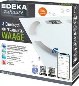 EDEKA zuhause Bluetooth Körperanalyse Waage