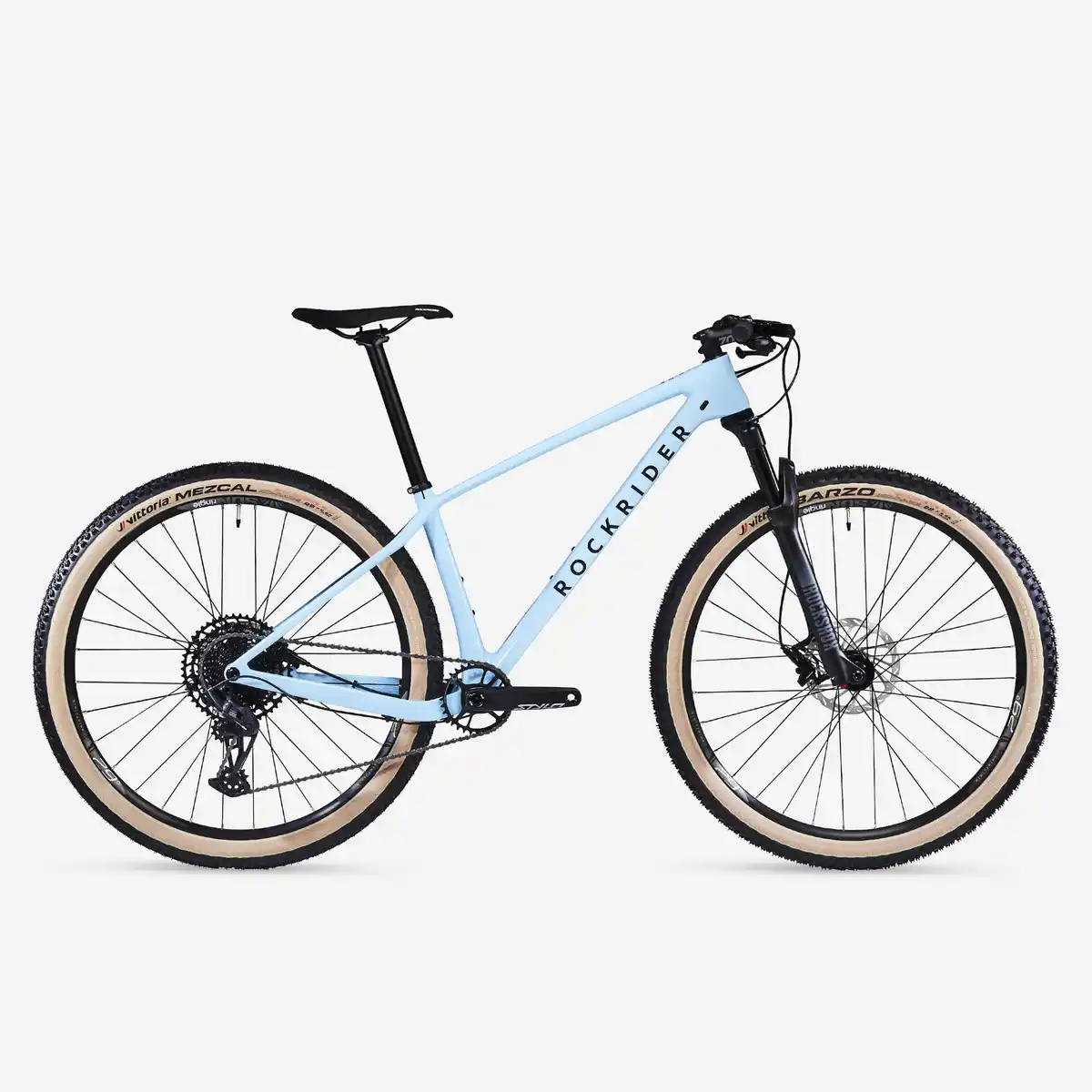 Bild 1 von ROCKRIDER Mountainbike Cross Country Carbonrahmen Recon Race 740 blau