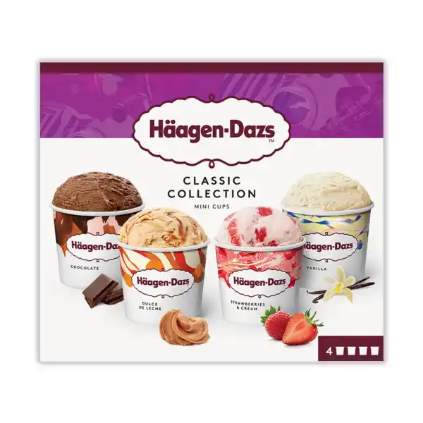 Bild 2 von HÄAGEN-DAZS Mini-Eisbecher 4 x 95 ml