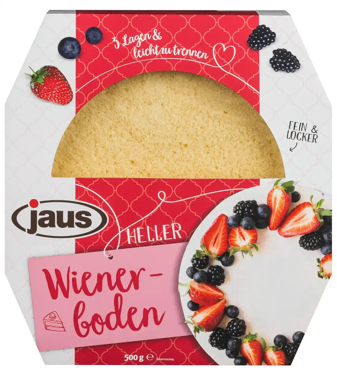 Bild 1 von JAUS Wienerboden, 500-g-Packg.