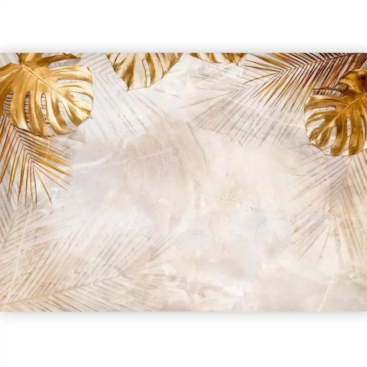 Bild 1 von artgeist Fototapete, Honig, Mauve, Textil, Blätter, 250x175 cm, CE, Tapeten & Wandverkleidungen, Fototapeten
