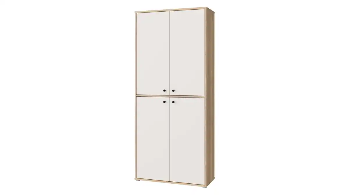 Bild 1 von Garderobenschrank beige Mauvelle Eiche 84 x 191 cm - KENDRAY