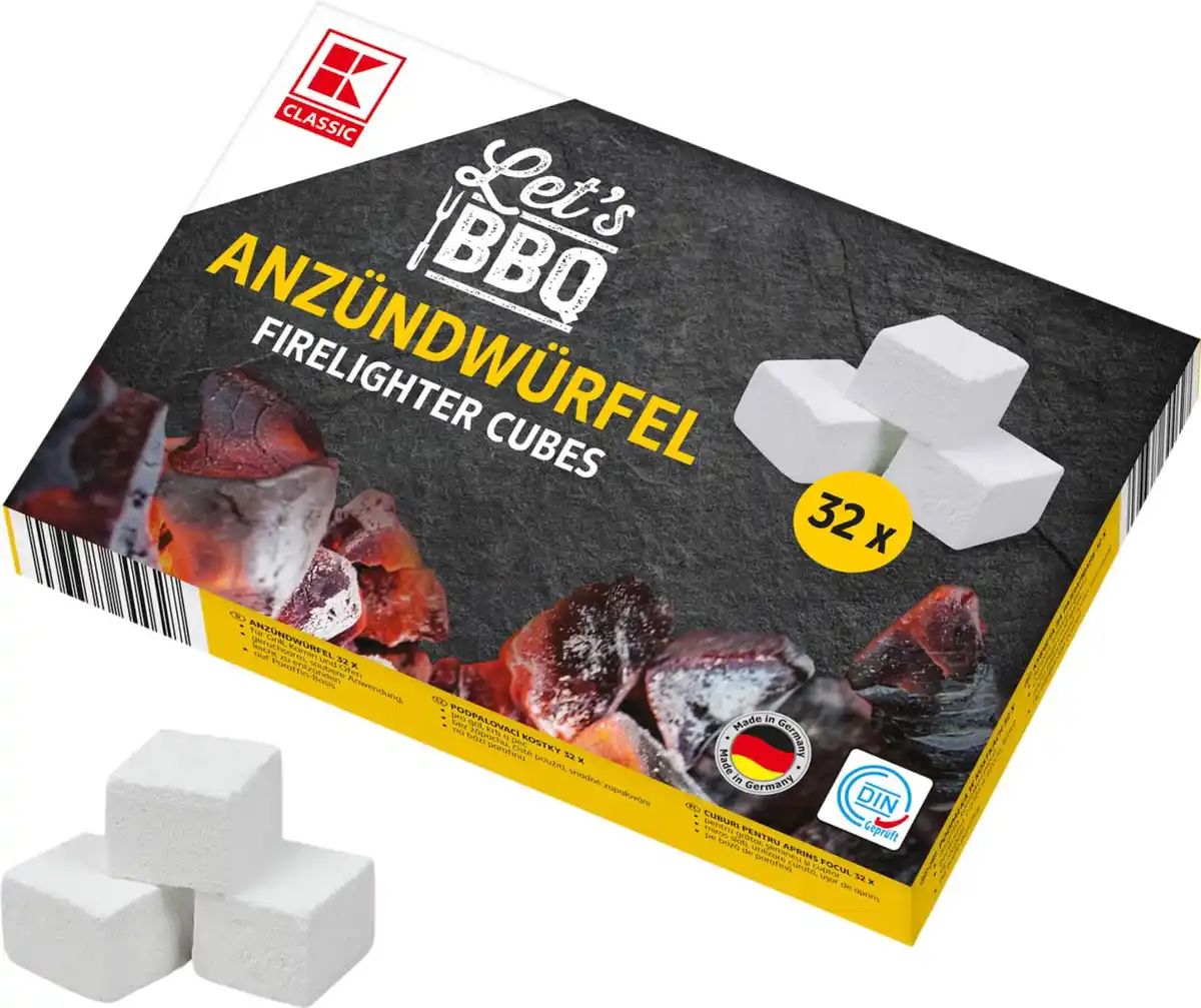 Bild 1 von K-CLASSIC Anzündwürfel, 32-St.-Packg.