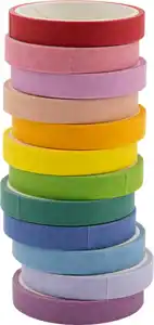 CRELANDO® Washi-Tapes, 12-St.-Packg.