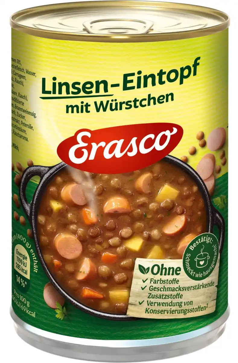 Bild 1 von ERASCO Eintopf, 400-g-Dose
