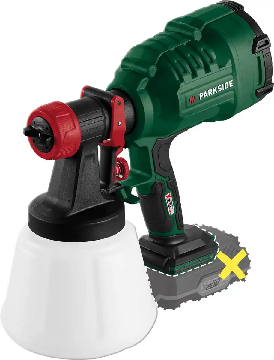 Bild 1 von PARKSIDE® Akku-Farbspritzpistole 20 V »PFSA 20-Li C3« ohne Akku